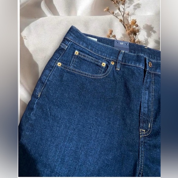 Gap 70s Flare High Rise Wide-Leg Full-Length Jeans – Premium Denim - Picture 4 of 9